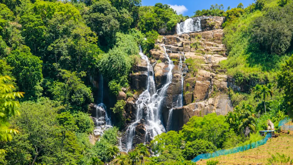 Waterfall in the hills